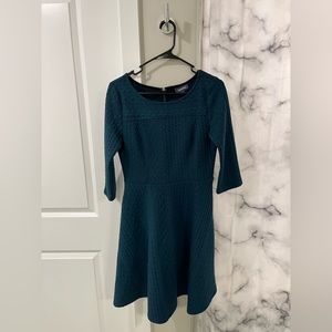 ModCloth Dark Teal Winter Work Dress